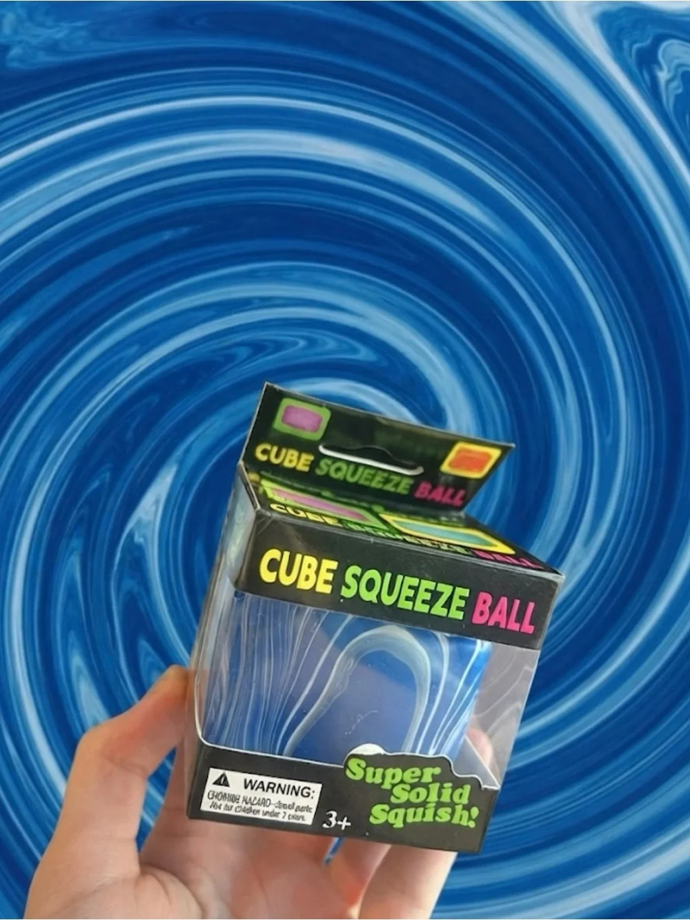 Super squishy colorful cube